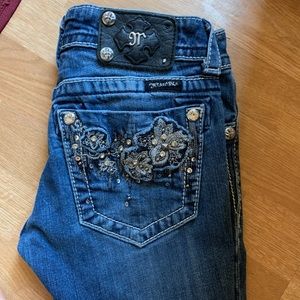 Flower Miss Me Jeans